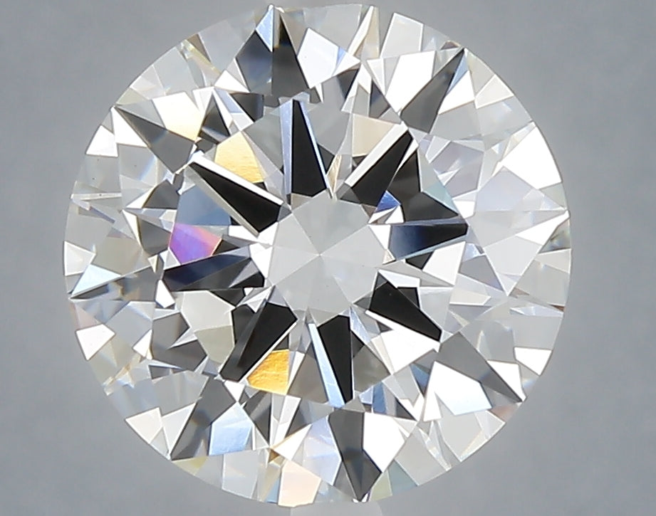 4.03 Carat Round Shaped, Excellent Cut, E Color, VVS2 Clarity, IGI Certified Lab Grown Diamond