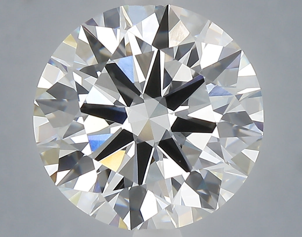 4.10 Carat Round Shaped, Excellent Cut, E Color, VS1 Clarity, IGI Certified Lab Grown Diamond