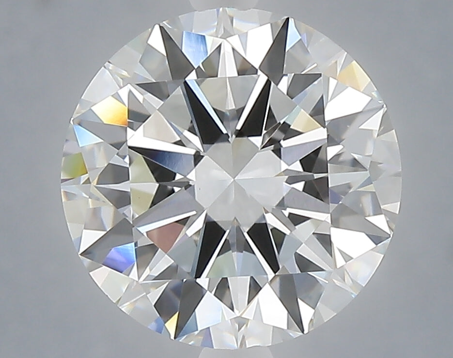 4.01 Carat Round Shaped, Excellent Cut, E Color, VVS2 Clarity, IGI Certified Lab Grown Diamond