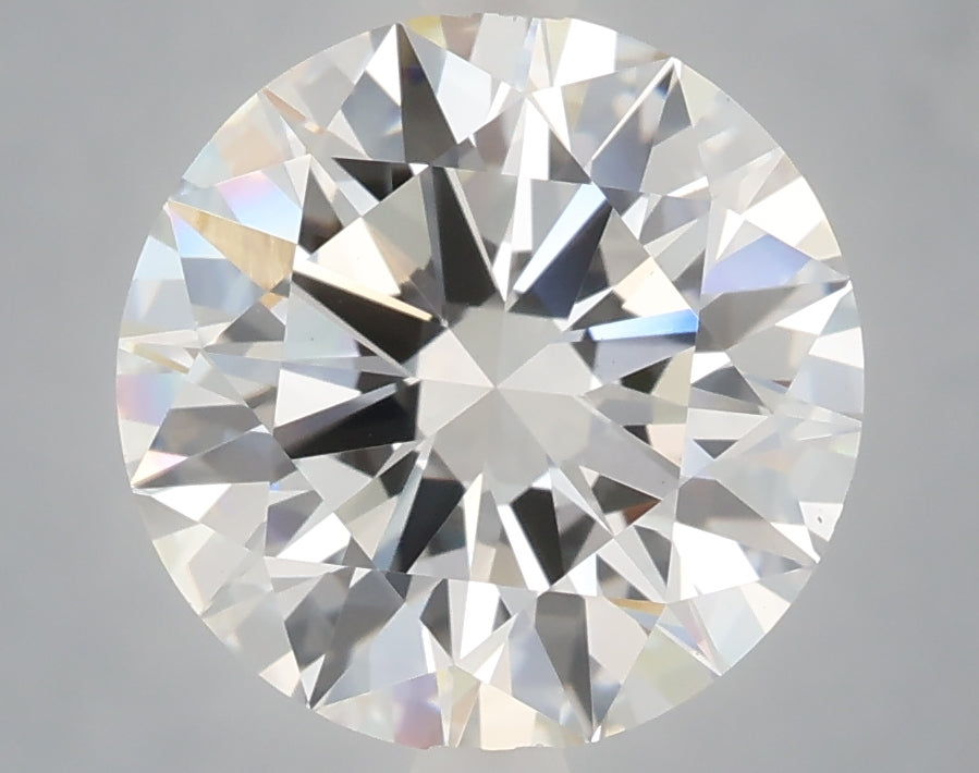 4.05 Carat Round Shaped, Excellent Cut, F Color, VS1 Clarity, IGI Certified Lab Grown Diamond