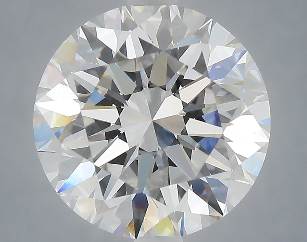 4.03 Carat Round Shaped, Excellent Cut, E Color, VS1 Clarity, IGI Certified Lab Grown Diamond