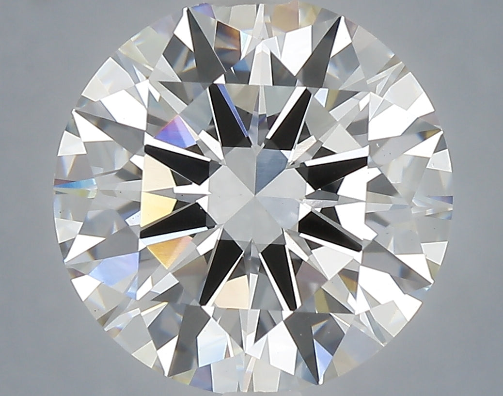 4.07 Carat Round Shaped, Excellent Cut, F Color, VS1 Clarity, IGI Certified Lab Grown Diamond