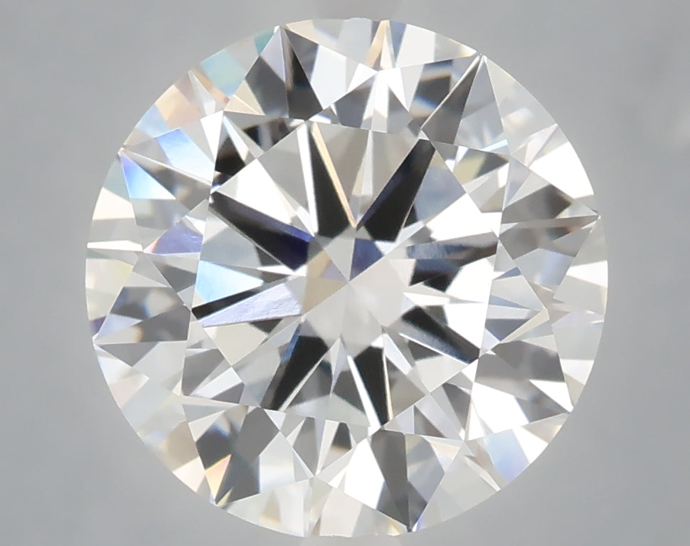 6.01 Carat Round Shaped, Excellent Cut, F Color, VVS2 Clarity, IGI Certified Lab Grown Diamond