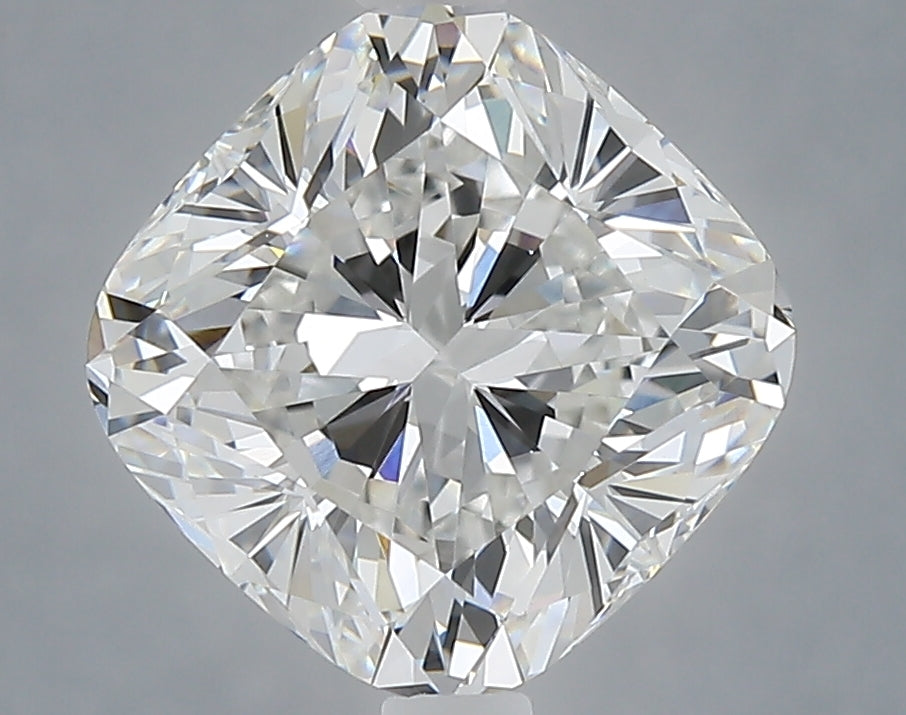 3.10 Carat Cushion Shaped, Ideal Cut, E Color, VVS2 Clarity, IGI Certified Lab Grown Diamond