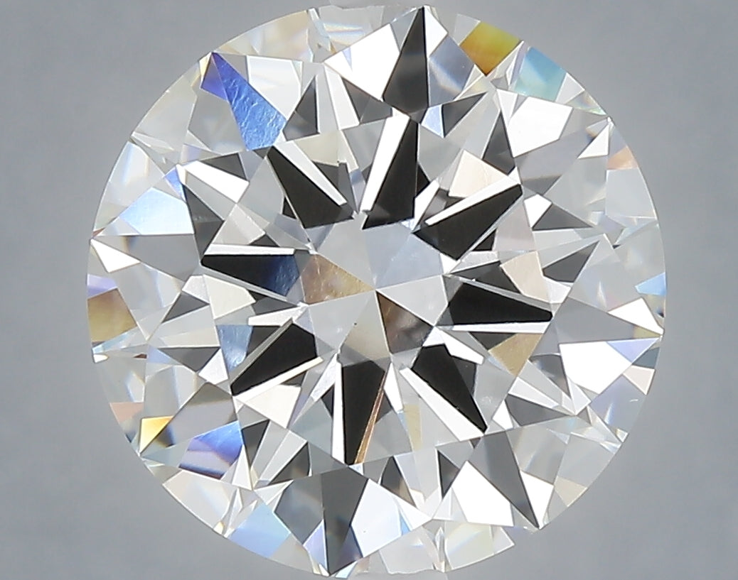 6.05 Carat Round Shaped, Excellent Cut, E Color, VVS2 Clarity, IGI Certified Lab Grown Diamond