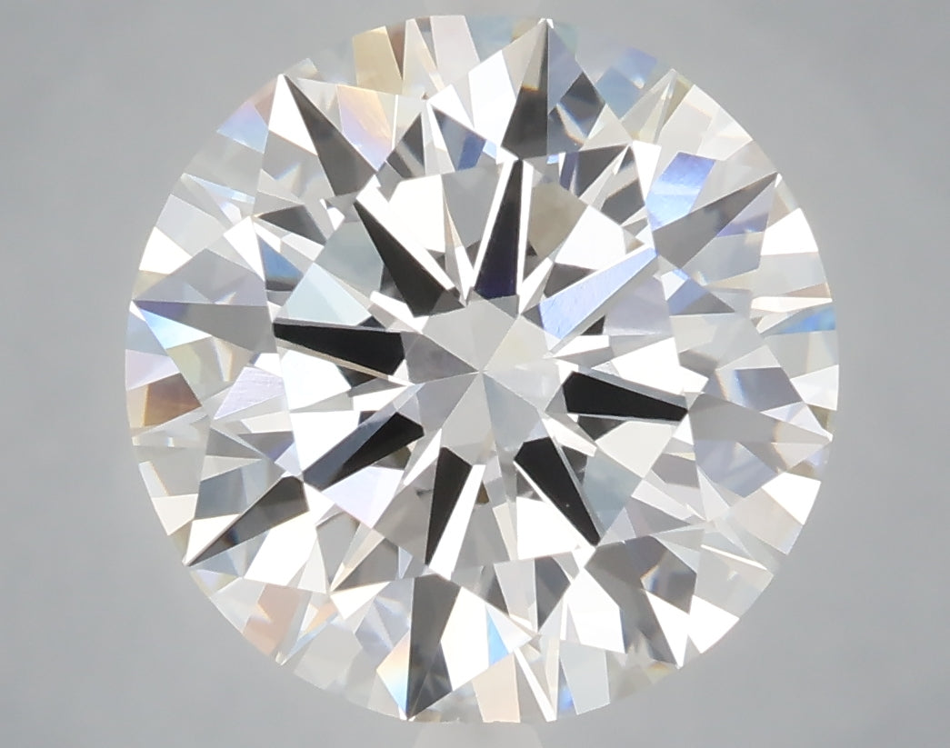 6.03 Carat Round Shaped, Ideal Cut, E Color, VVS2 Clarity, IGI Certified Lab Grown Diamond
