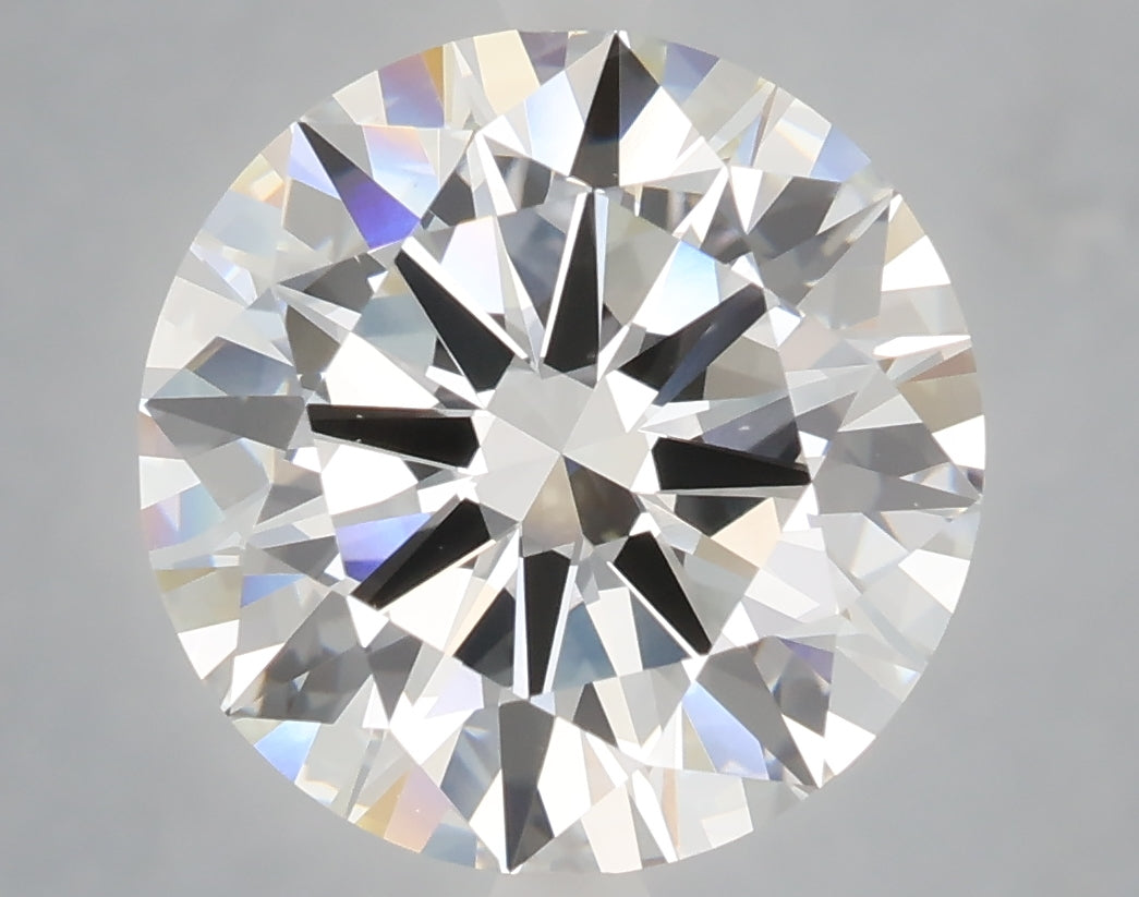 6.00 Carat Round Shaped, Excellent Cut, F Color, VVS2 Clarity, IGI Certified Lab Grown Diamond