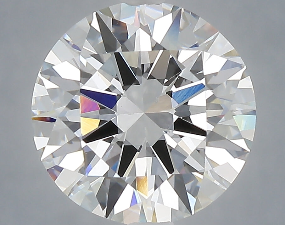 3.03 Carat Round Shaped, Excellent Cut, E Color, VS2 Clarity, IGI Certified Lab Grown Diamond