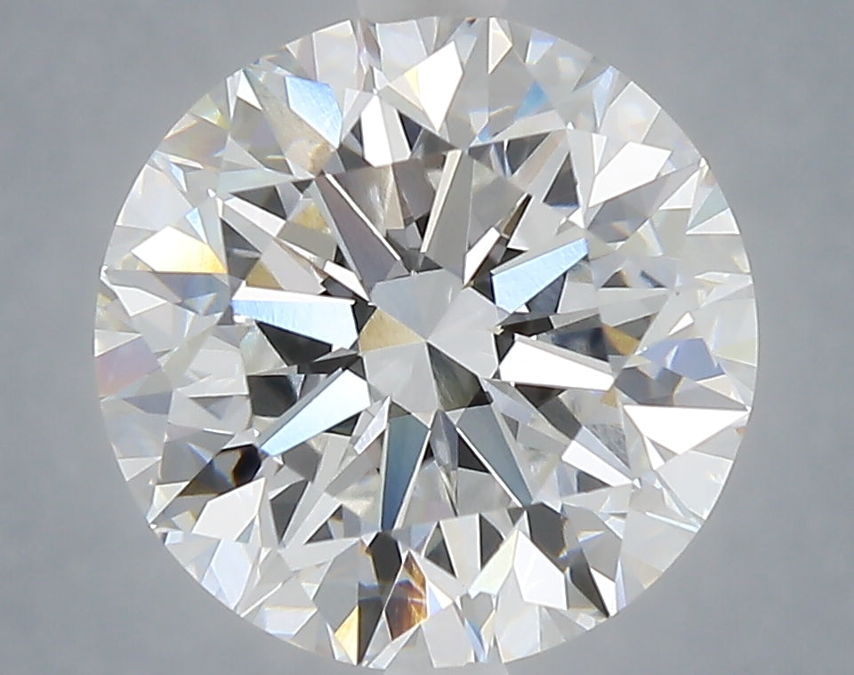 5.05 Carat Round Shaped, Excellent Cut, F Color, VVS2 Clarity, IGI Certified Lab Grown Diamond