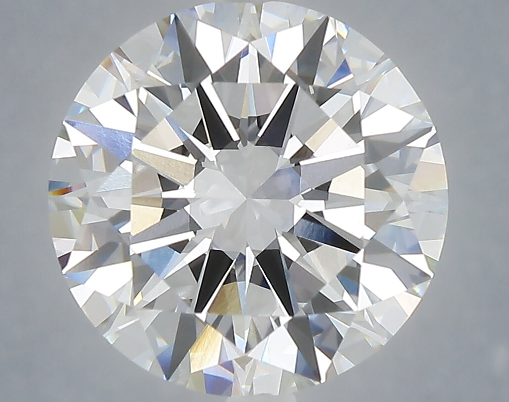 6.00 Carat Round Shaped, Excellent Cut, F Color, VS1 Clarity, IGI Certified Lab Grown Diamond