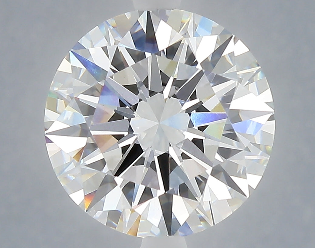 3.02 Carat Round Shaped, Ideal Cut, E Color, VS2 Clarity, IGI Certified Lab Grown Diamond