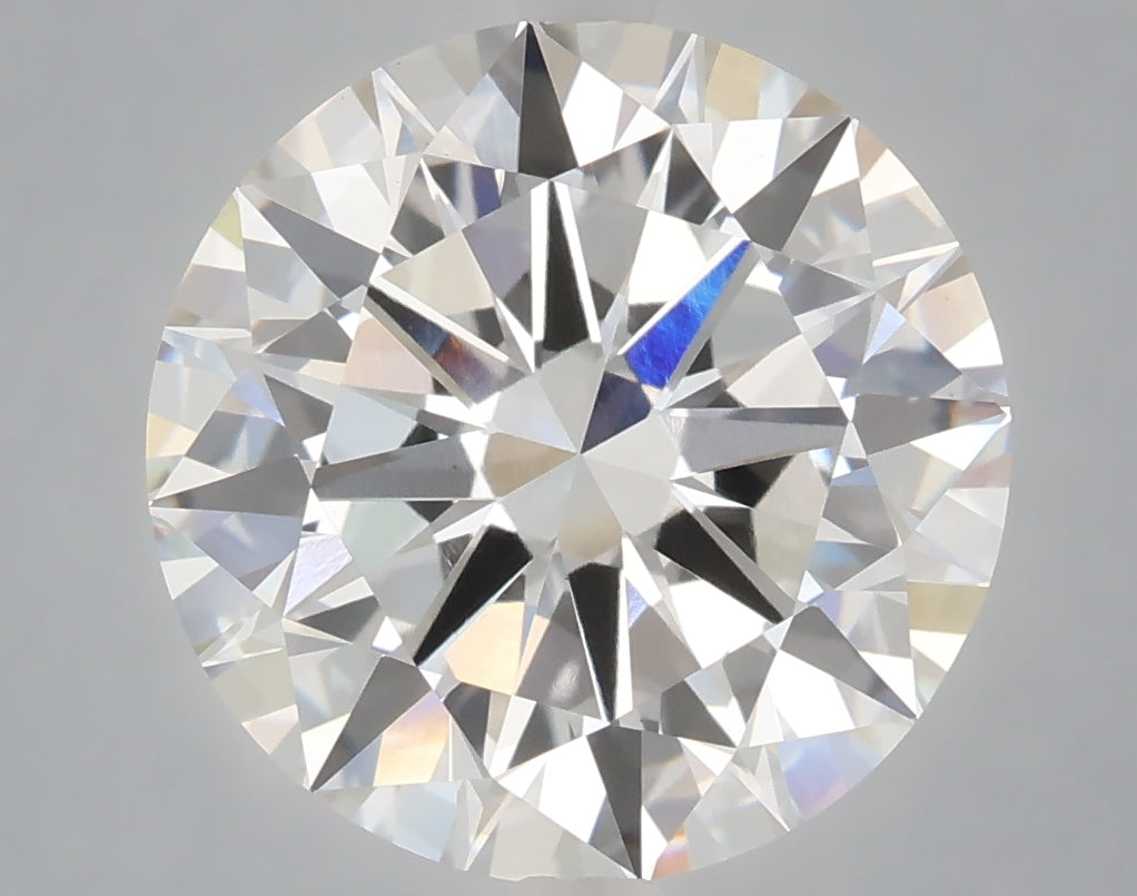 6.01 Carat Round Shaped, Excellent Cut, F Color, VS1 Clarity, IGI Certified Lab Grown Diamond