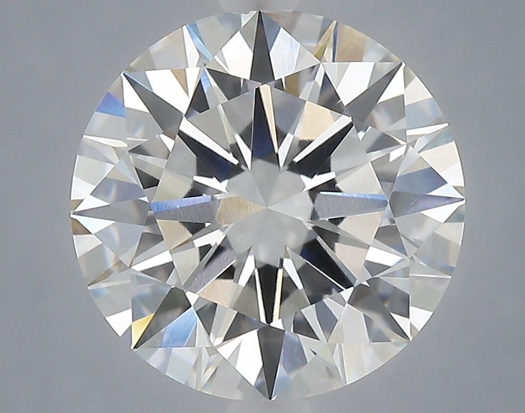 4.04 Carat Round Shaped, Excellent Cut, E Color, VVS2 Clarity, IGI Certified Lab Grown Diamond