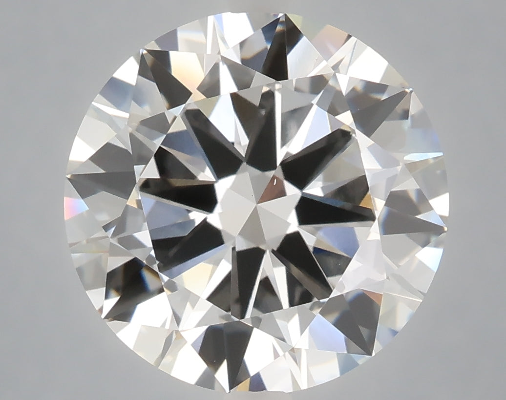 6.01 Carat Round Shaped, Excellent Cut, F Color, VS1 Clarity, IGI Certified Lab Grown Diamond