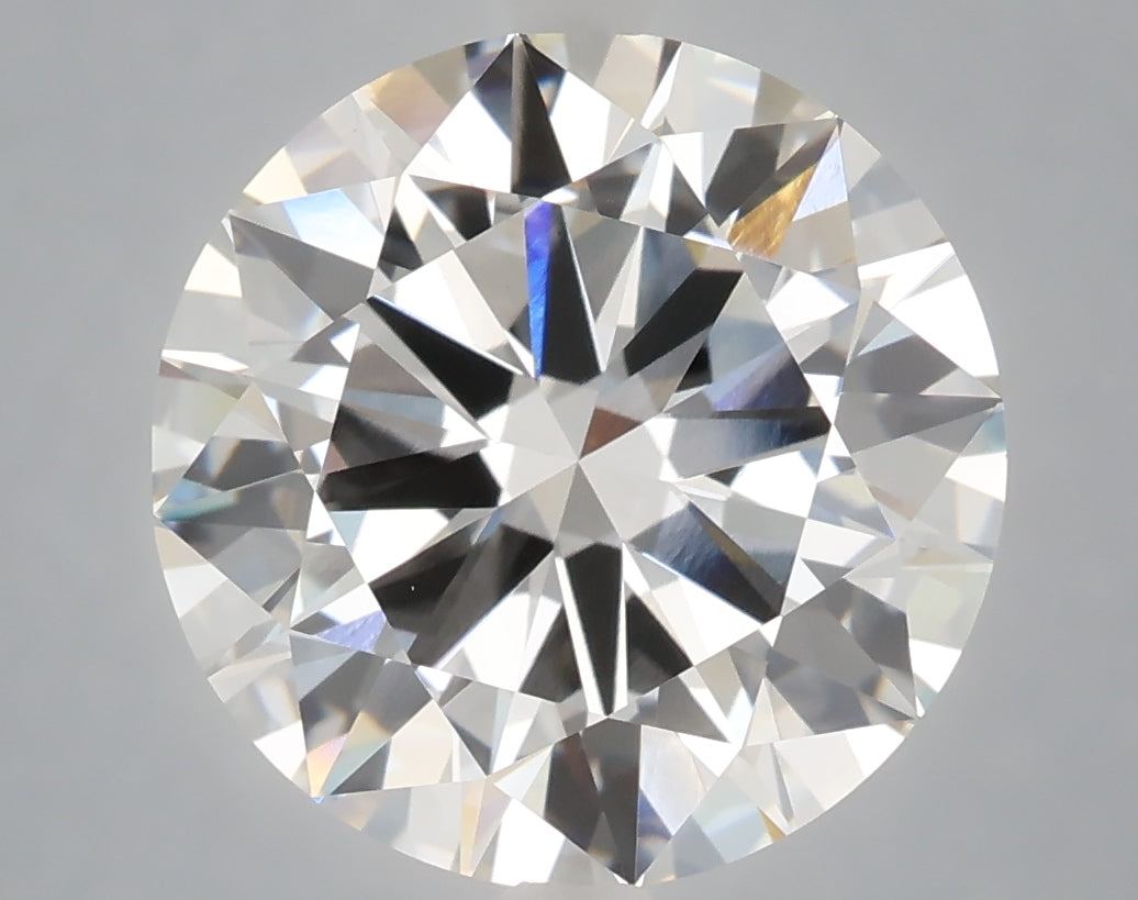 6.01 Carat Round Shaped, Excellent Cut, E Color, VVS2 Clarity, IGI Certified Lab Grown Diamond