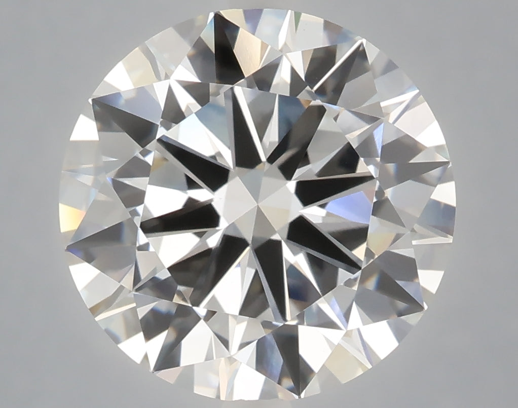 6.01 Carat Round Shaped, Excellent Cut, F Color, VVS2 Clarity, IGI Certified Lab Grown Diamond