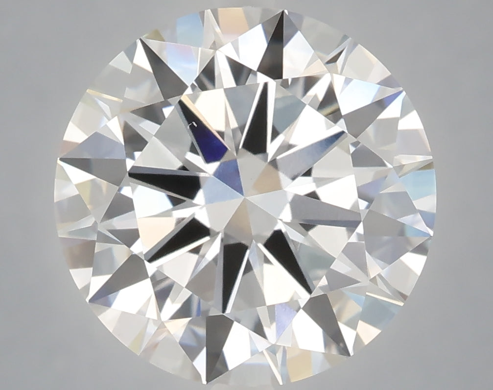 6.00 Carat Round Shaped, Excellent Cut, F Color, VS1 Clarity, IGI Certified Lab Grown Diamond