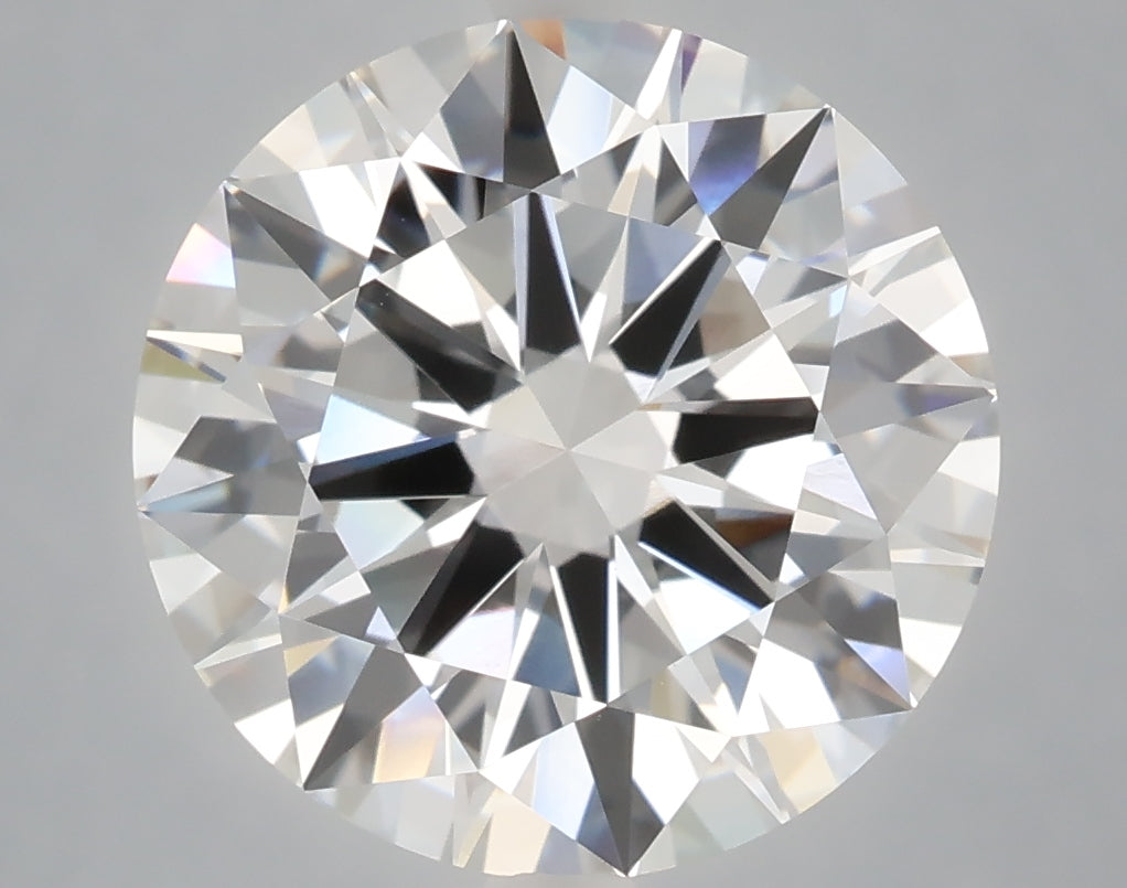 6.04 Carat Round Shaped, Excellent Cut, E Color, VVS2 Clarity, IGI Certified Lab Grown Diamond