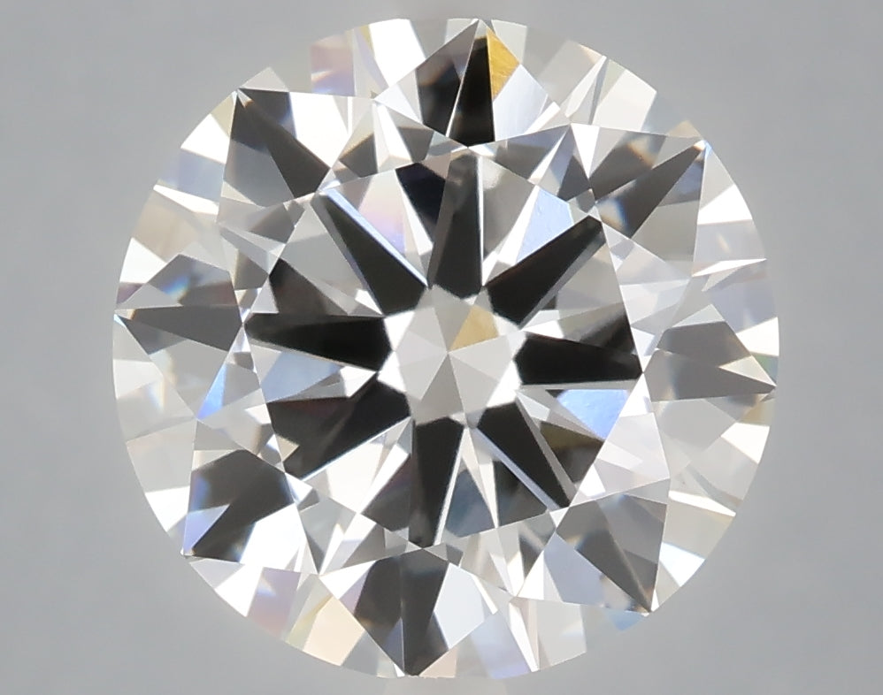5.35 Carat Round Shaped, Excellent Cut, E Color, VVS2 Clarity, IGI Certified Lab Grown Diamond