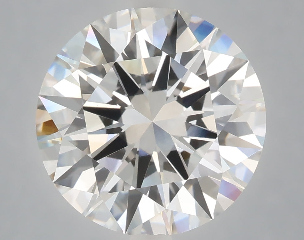 5.09 Carat Round Shaped, Excellent Cut, F Color, VS1 Clarity, IGI Certified Lab Grown Diamond