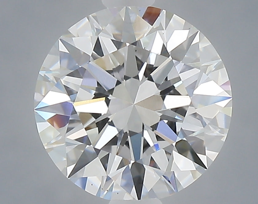 1.54 Carat Round Shaped, Excellent Cut, D Color, VS2 Clarity, IGI Certified Lab Grown Diamond