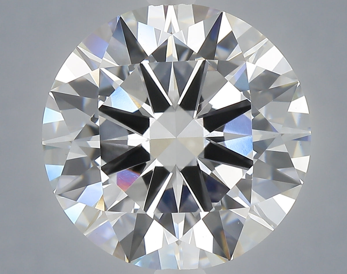 5.01 Carat Round Shaped, Excellent Cut, F Color, VVS2 Clarity, IGI Certified Lab Grown Diamond