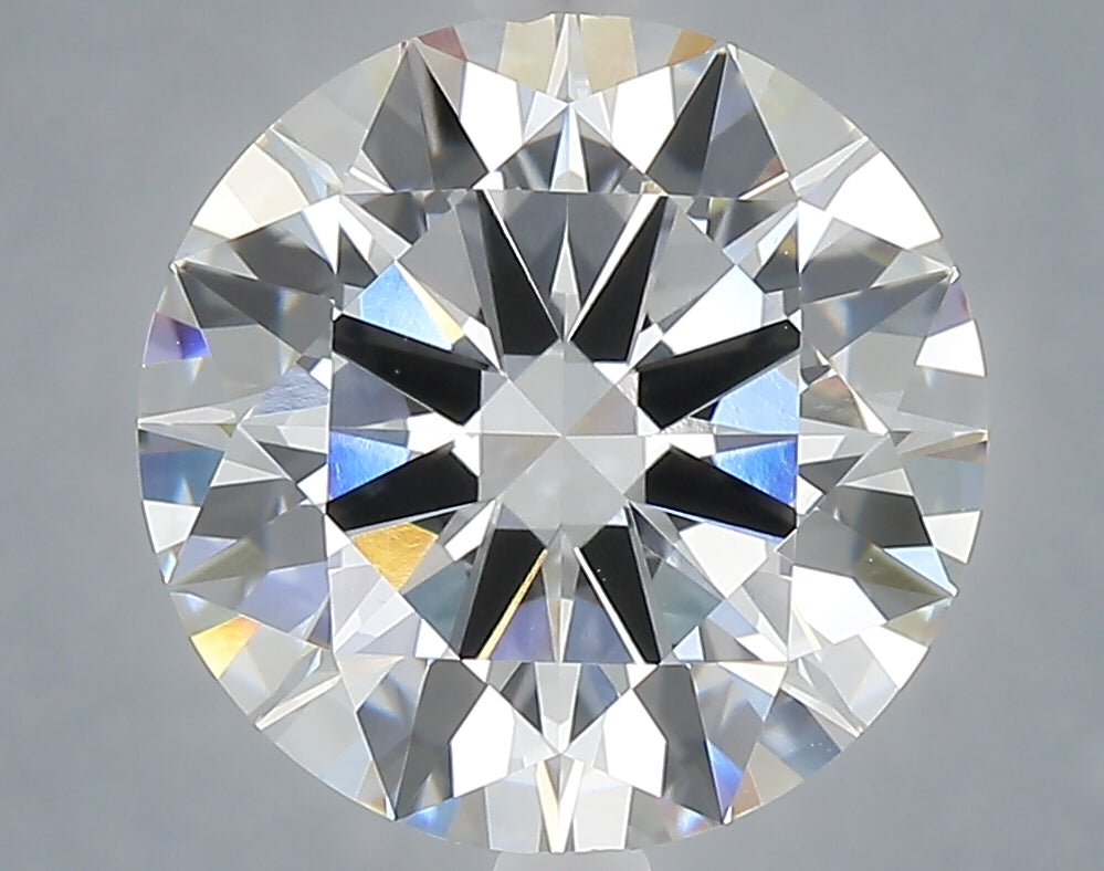 5.02 Carat Round Shaped, Excellent Cut, F Color, VVS2 Clarity, IGI Certified Lab Grown Diamond