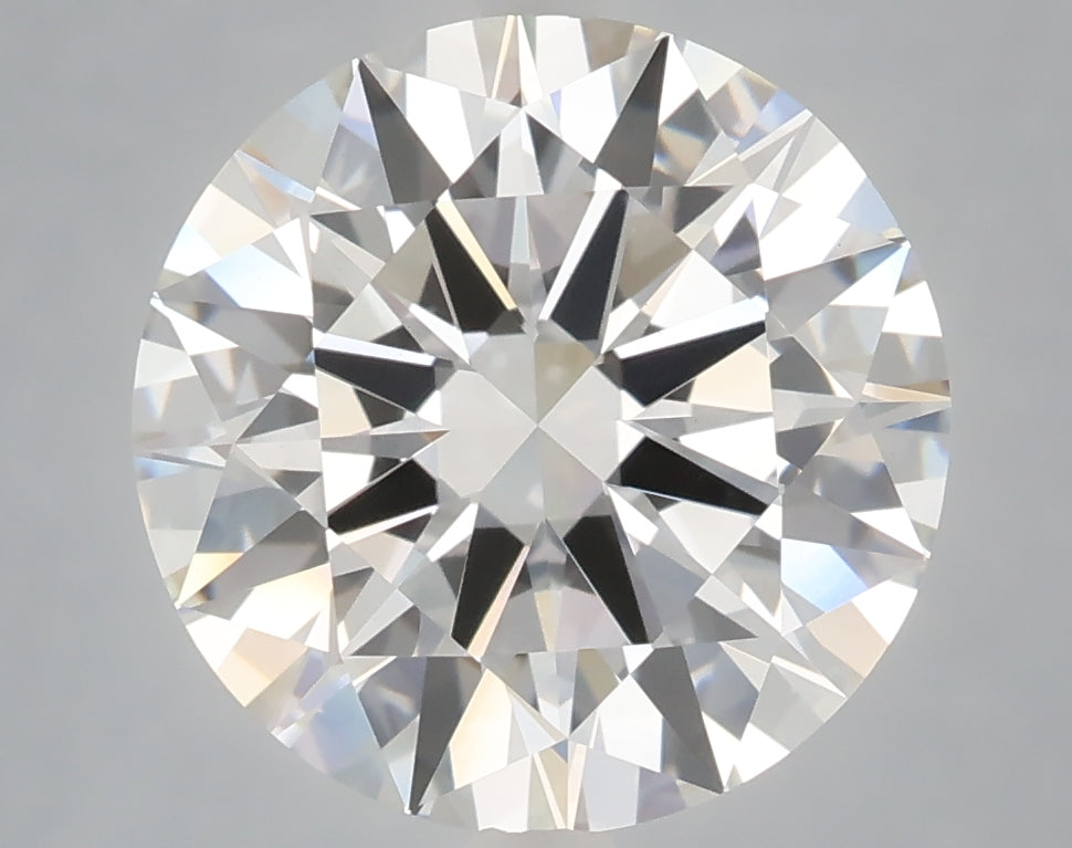 5.09 Carat Round Shaped, Excellent Cut, F Color, VVS2 Clarity, IGI Certified Lab Grown Diamond