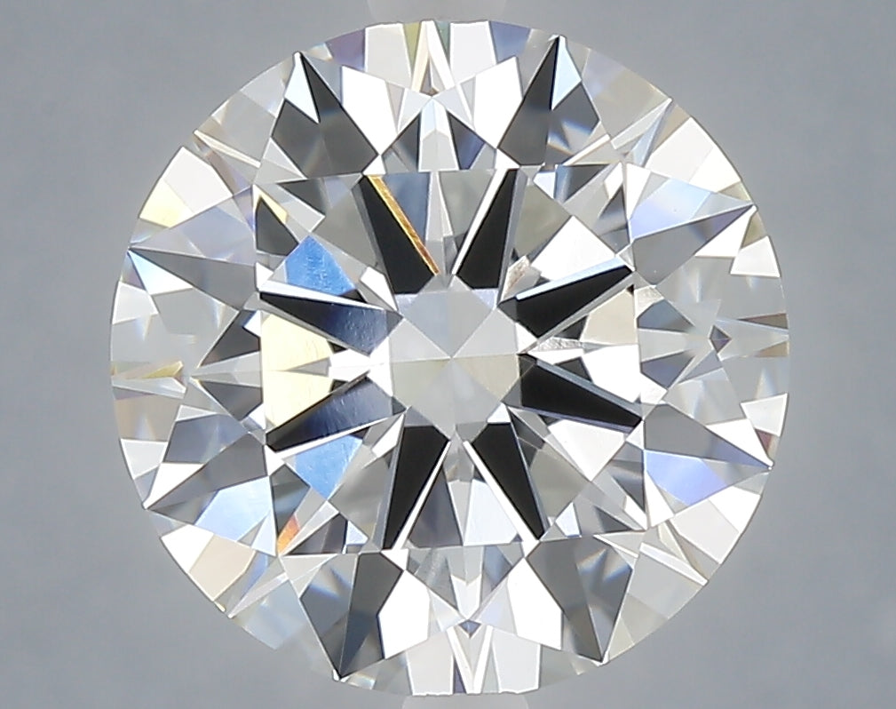 5.09 Carat Round Shaped, Ideal Cut, F Color, VVS2 Clarity, IGI Certified Lab Grown Diamond