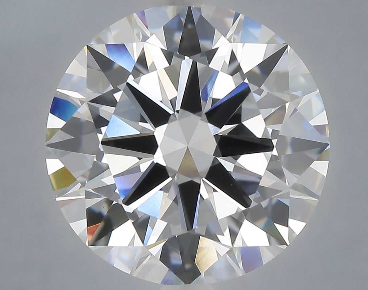 6.00 Carat Round Shaped, Excellent Cut, F Color, VVS2 Clarity, IGI Certified Lab Grown Diamond