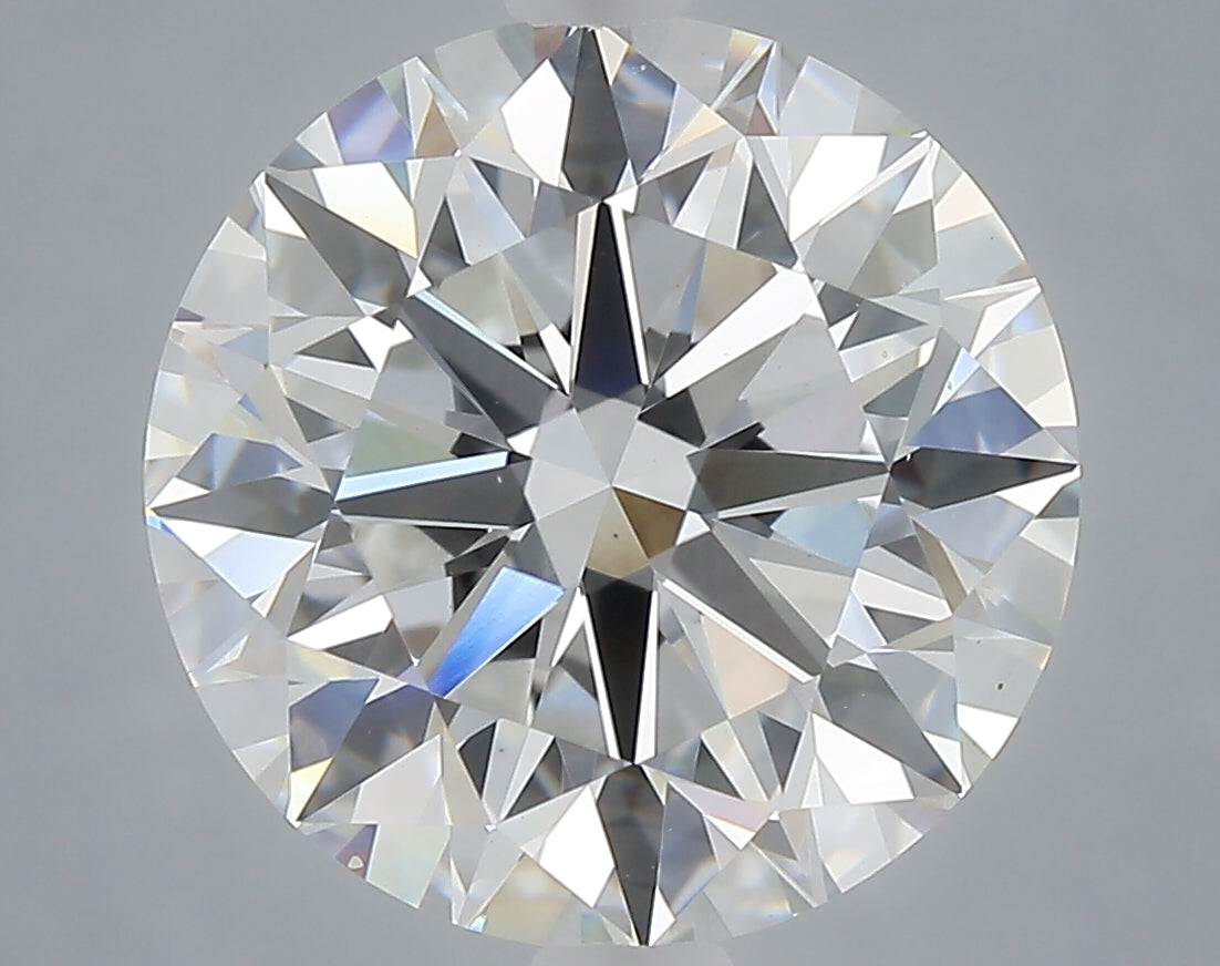 4.00 Carat Round Shaped, Excellent Cut, E Color, VS1 Clarity, IGI Certified Lab Grown Diamond