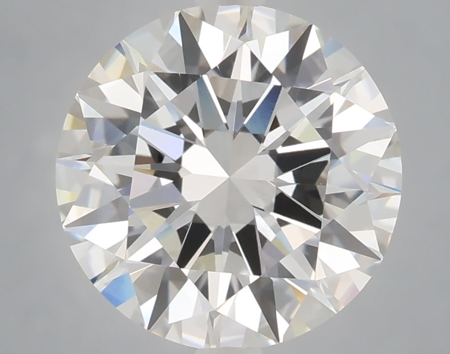 4.06 Carat Round Shaped, Excellent Cut, E Color, VVS2 Clarity, IGI Certified Lab Grown Diamond