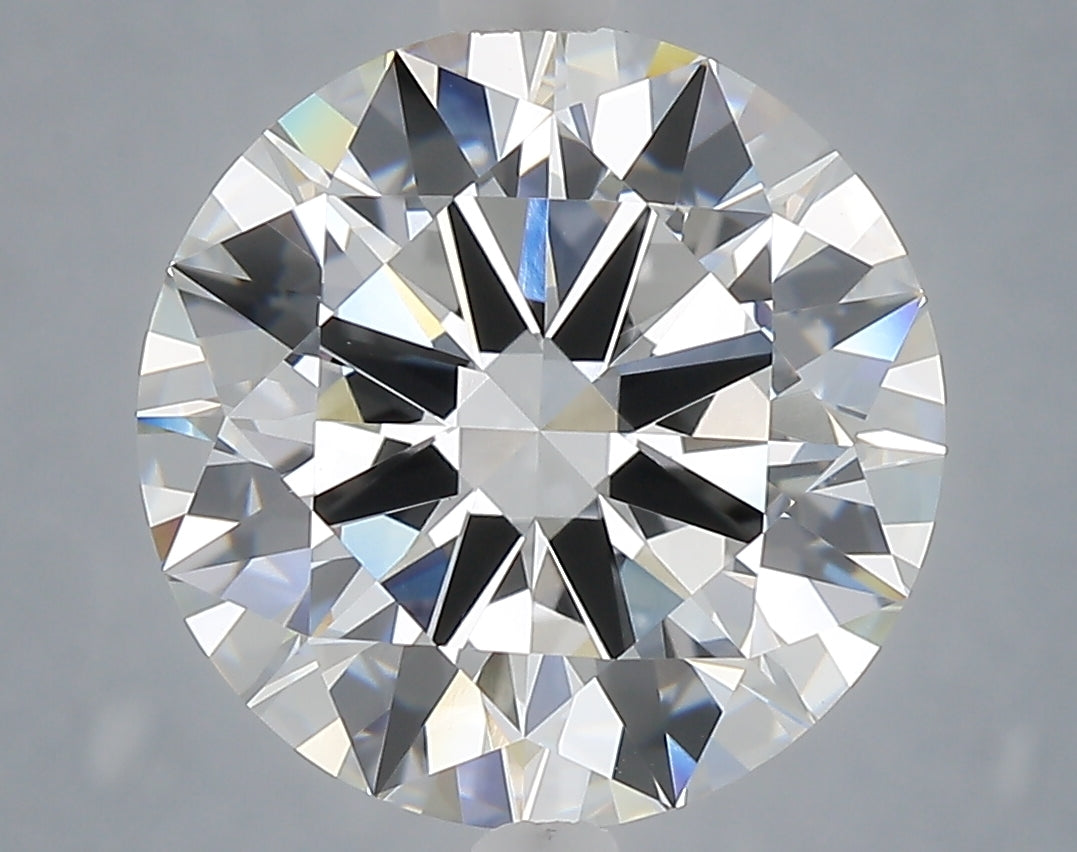 6.01 Carat Round Shaped, Excellent Cut, E Color, VVS2 Clarity, IGI Certified Lab Grown Diamond
