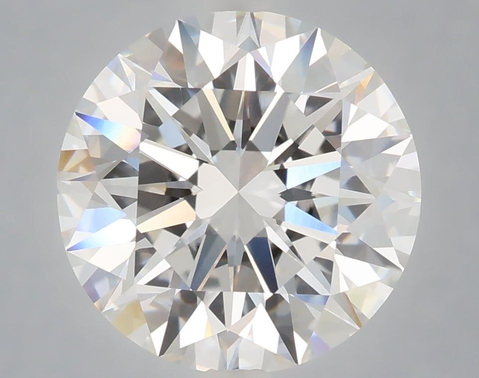 5.10 Carat Round Shaped, Ideal Cut, F Color, VVS2 Clarity, IGI Certified Lab Grown Diamond