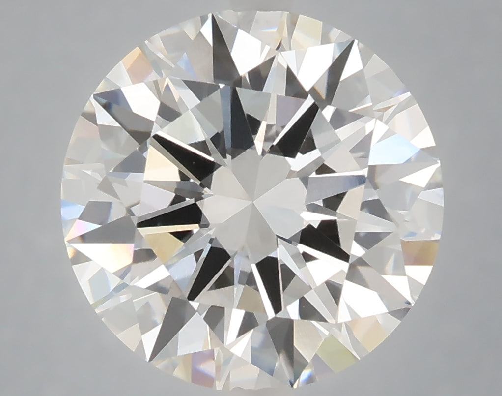 6.04 Carat Round Shaped, Excellent Cut, F Color, VVS2 Clarity, IGI Certified Lab Grown Diamond