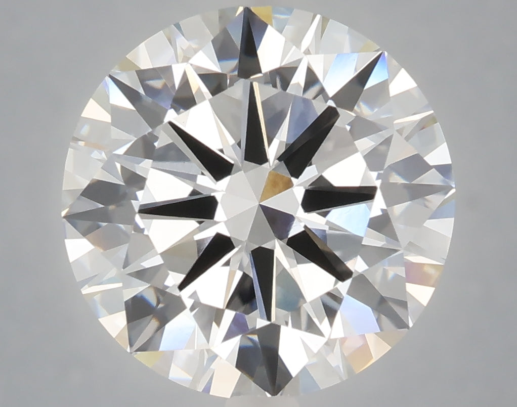 6.02 Carat Round Shaped, Excellent Cut, F Color, VS1 Clarity, IGI Certified Lab Grown Diamond