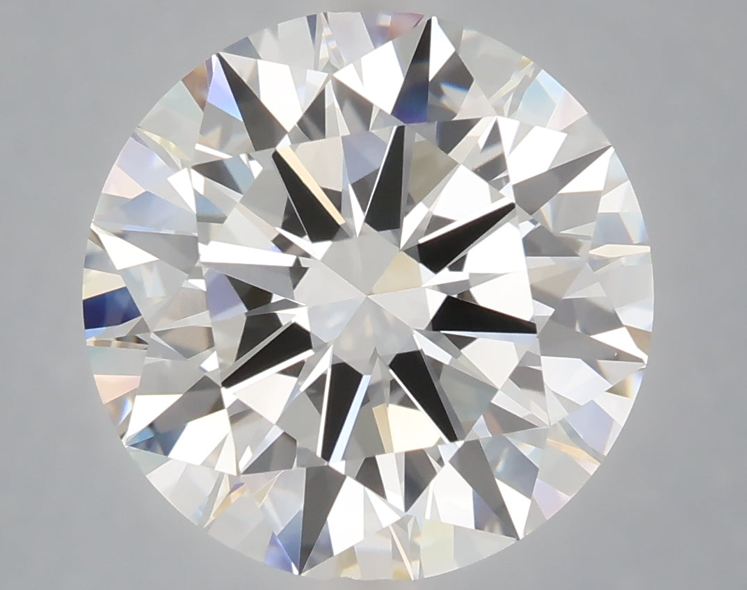7.04 Carat Round Shaped, Ideal Cut, F Color, VVS2 Clarity, IGI Certified Lab Grown Diamond