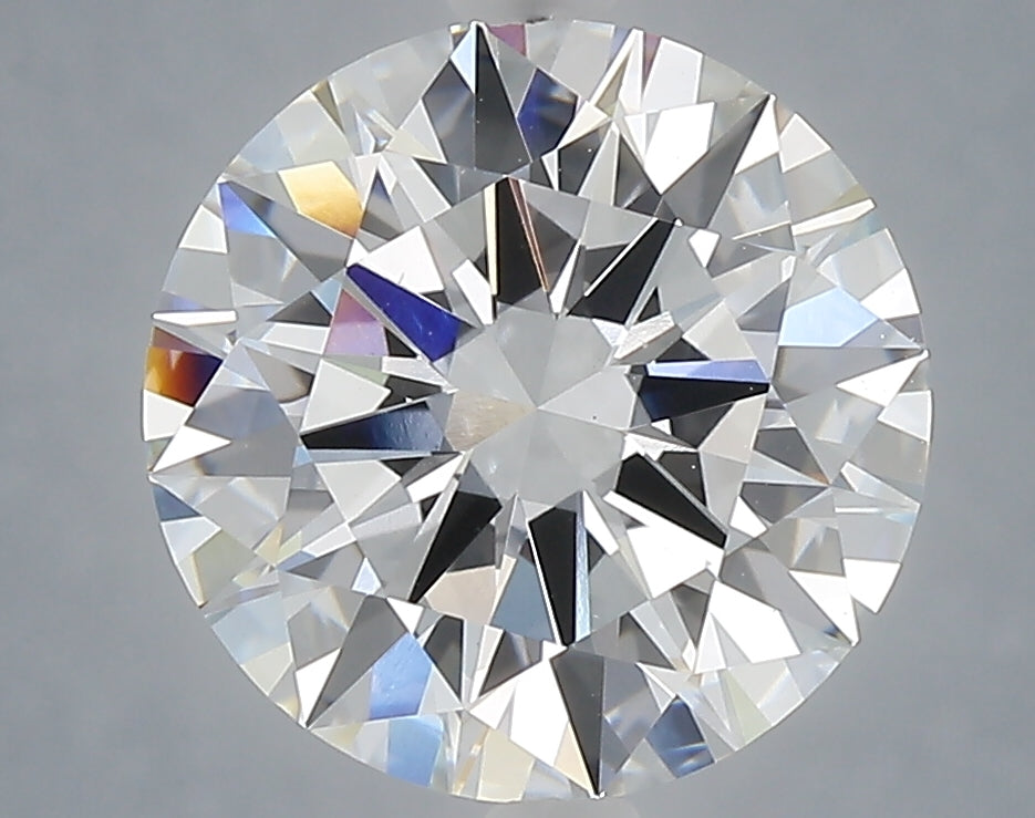 4.00 Carat Round Shaped, Excellent Cut, E Color, VS1 Clarity, IGI Certified Lab Grown Diamond