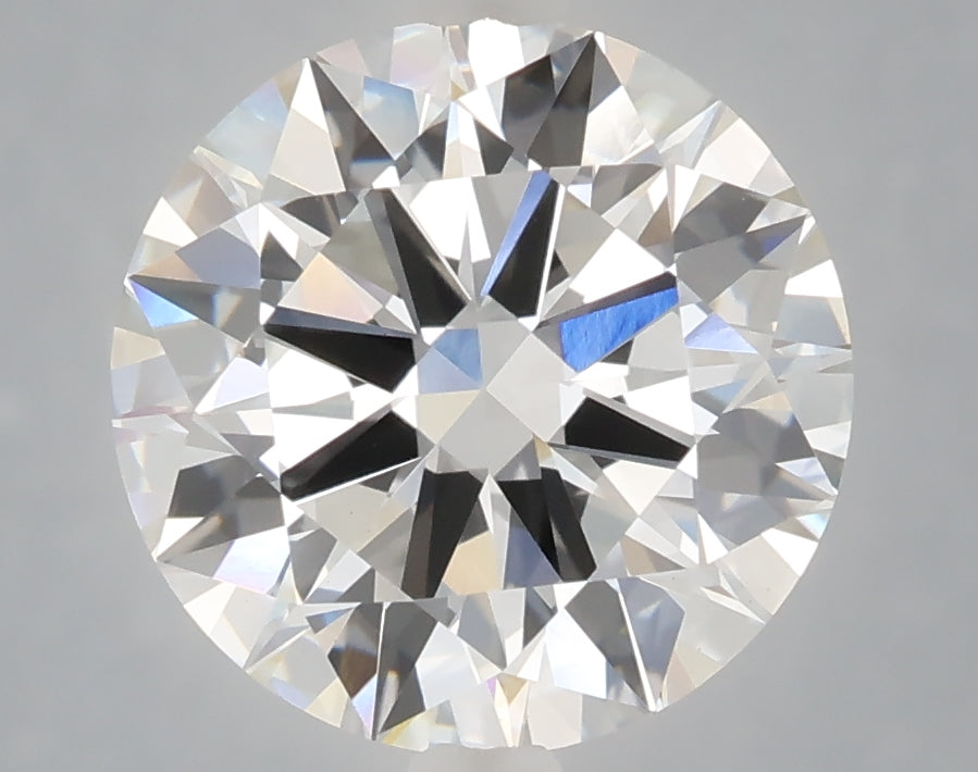4.04 Carat Round Shaped, Excellent Cut, E Color, VVS2 Clarity, IGI Certified Lab Grown Diamond