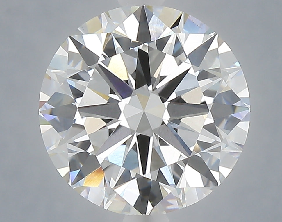 4.00 Carat Round Shaped, Excellent Cut, E Color, VS1 Clarity, IGI Certified Lab Grown Diamond