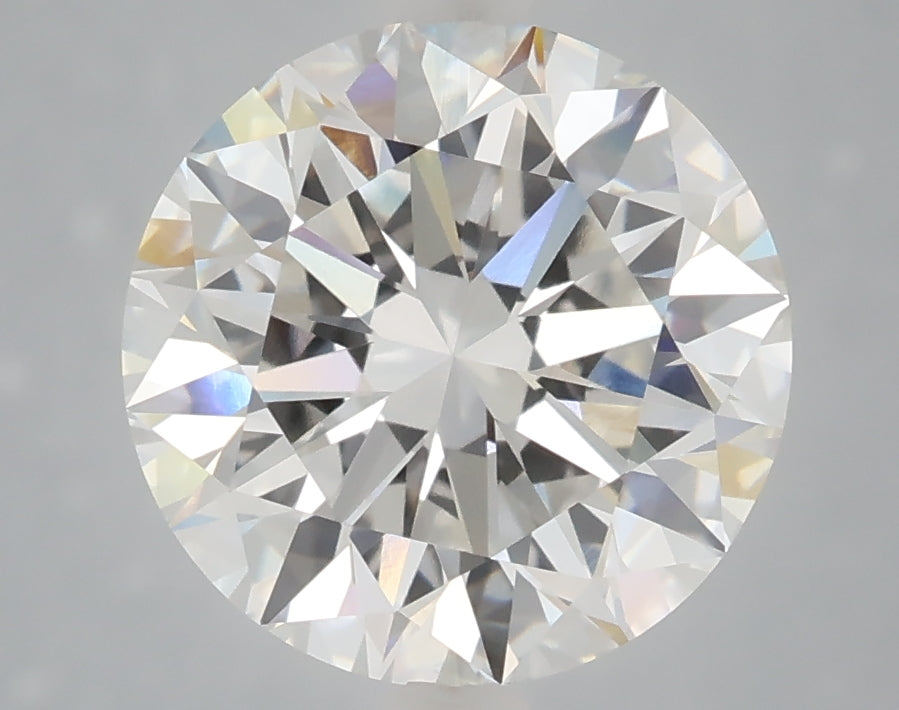 4.00 Carat Round Shaped, Excellent Cut, E Color, VVS2 Clarity, IGI Certified Lab Grown Diamond