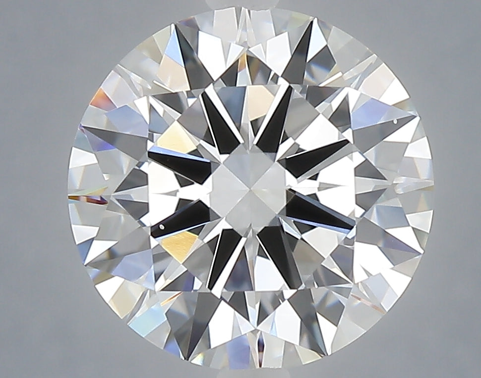 4.08 Carat Round Shaped, Excellent Cut, E Color, VS1 Clarity, IGI Certified Lab Grown Diamond