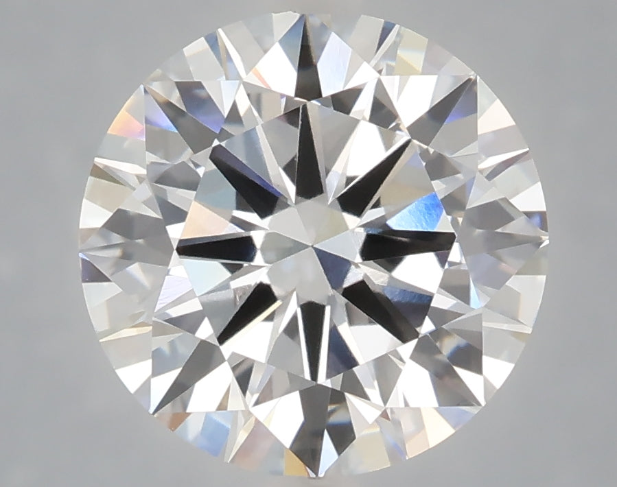 4.04 Carat Round Shaped, Excellent Cut, E Color, VVS2 Clarity, IGI Certified Lab Grown Diamond