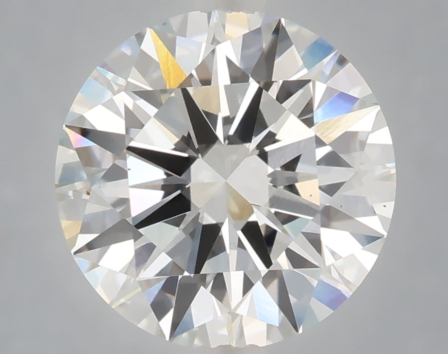 4.09 Carat Round Shaped, Ideal Cut, E Color, VS1 Clarity, IGI Certified Lab Grown Diamond