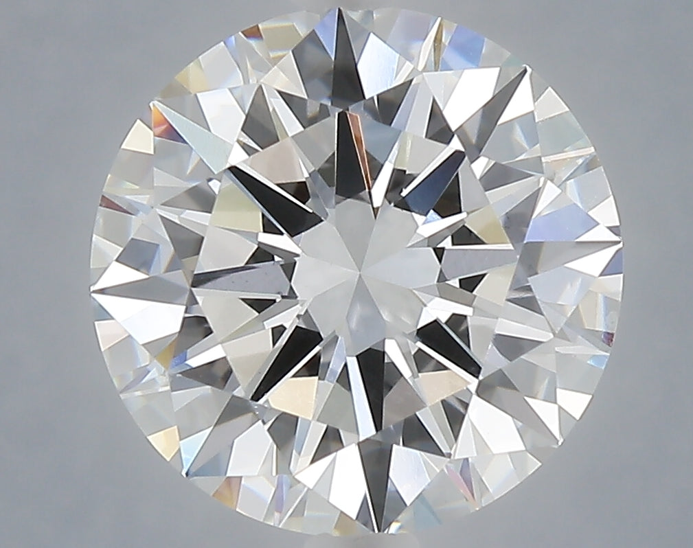4.02 Carat Round Shaped, Excellent Cut, E Color, VVS2 Clarity, IGI Certified Lab Grown Diamond