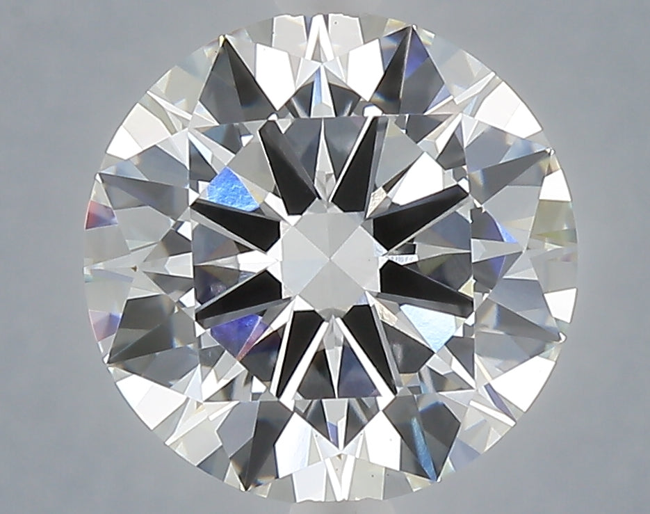 4.03 Carat Round Shaped, Excellent Cut, E Color, VVS2 Clarity, IGI Certified Lab Grown Diamond