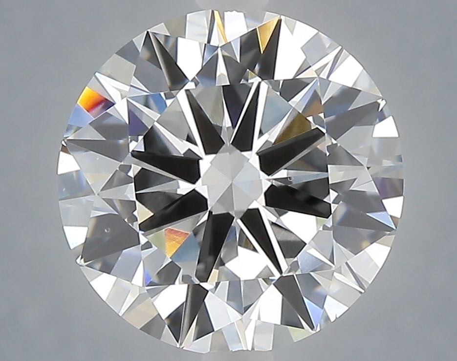 4.00 Carat Round Shaped, Excellent Cut, E Color, VS1 Clarity, IGI Certified Lab Grown Diamond