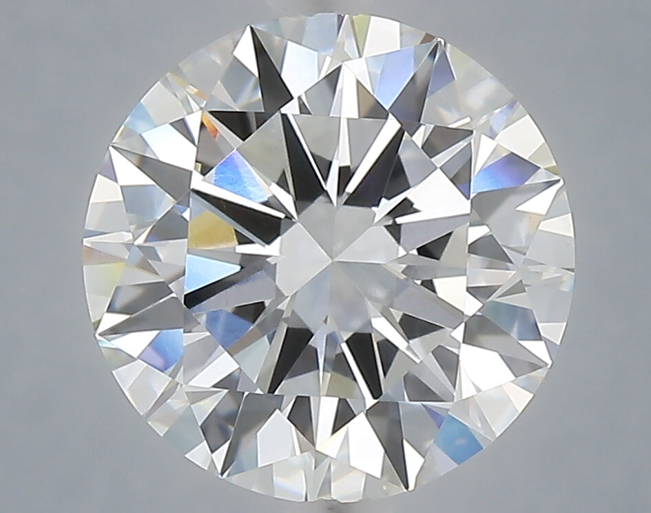 4.03 Carat Round Shaped, Excellent Cut, E Color, VVS2 Clarity, IGI Certified Lab Grown Diamond