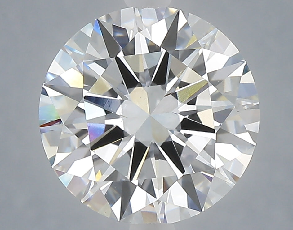 4.02 Carat Round Shaped, Excellent Cut, F Color, VS1 Clarity, IGI Certified Lab Grown Diamond