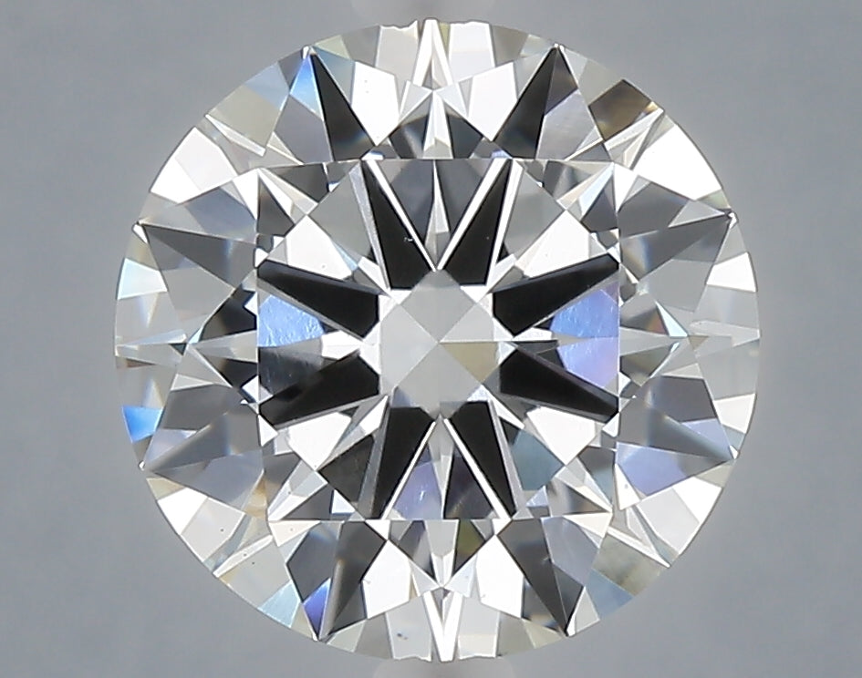 4.00 Carat Round Shaped, Excellent Cut, F Color, VS1 Clarity, IGI Certified Lab Grown Diamond